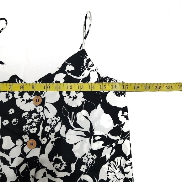 MANGO Floral Printed Button Down Camisole Top - Picture 6 of 7